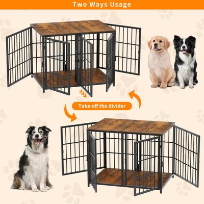 Show full view: BingoPaw Heavy Wooden Dog Kennel, Black, Large slide 9 of 11