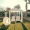 Show in main carousel: Minnidip the Checker Cabana Stripe Pup-ana Dog Tent, Beige slide 4 of 5