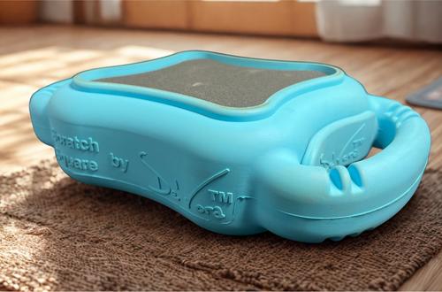 Show full view: De' Vora "Challenge Up" Plugs Cat Grooming Tool, Blue, Medium slide 4 of 5