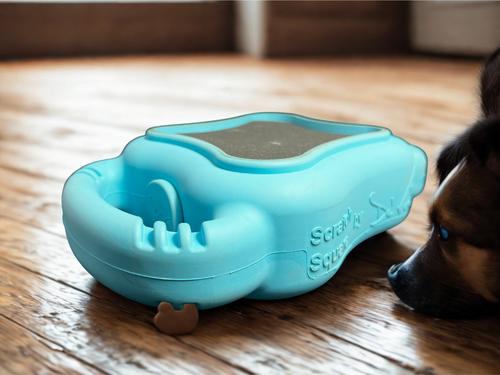 Show full view: De' Vora "Challenge Up" Plugs Cat Grooming Tool, Blue, Medium slide 5 of 5