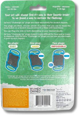 Show full view: De' Vora "Challenge Up" Plugs Cat Grooming Tool, Blue, Medium slide 3 of 5