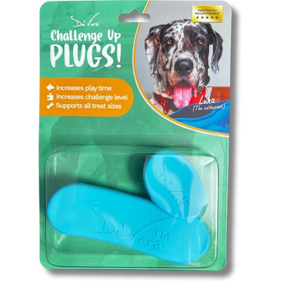 De' Vora De' Vora "Challenge Up" Plugs Cat Grooming Tool, Blue, X-Large