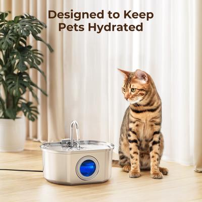 Show full view: Neareal VB-01 Official Replacement Filters & Pre-Filter Sponges for 3.2-L Stainless Steel Cat Water Fountain, White, 9 count slide 6 of 8