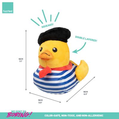 Show full view: FuzzYard Timothee Chalaquack Squeaky Plush Dog Toy, Large slide 6 of 11