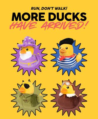 Show full view: FuzzYard Timothee Chalaquack Squeaky Plush Dog Toy, Large slide 9 of 11