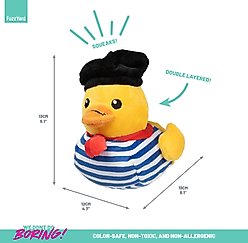 FuzzYard Timothee Chalaquack Squeaky Plush Dog Toy, Small slide 2 of 9