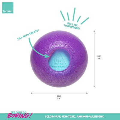 Show full view: FuzzYard Truth Tellin' Treat Ball Treat Dispensing Dog Toy slide 6 of 11