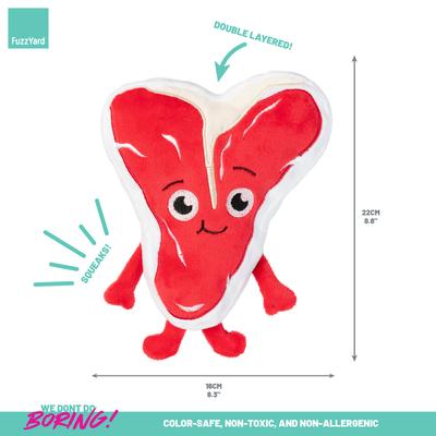 Show full view: FuzzYard Tim Tee-Bowne Squeaky Plush Dog Toy slide 6 of 8