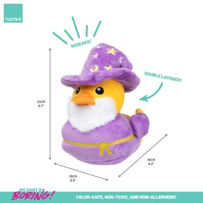 Show full view: FuzzYard Sirius Quack Squeaky Plush Dog Toy, Large slide 5 of 10