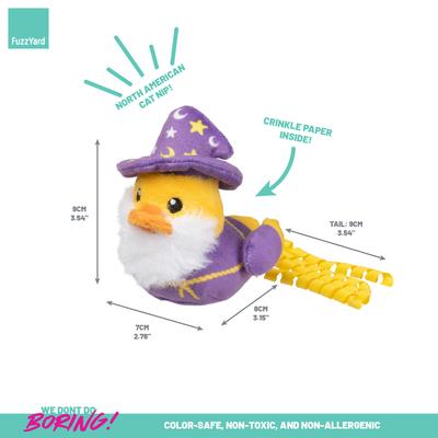 Show full view: FuzzYard Sirius Quack Plush Cat Toy with Catnip slide 3 of 7