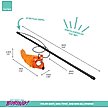 Show in main carousel: FuzzYard Farewell Fox Teaser Wand Cat Toy with Catnip slide 3 of 4