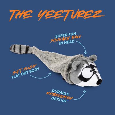 Show full view: FuzzYard Rack Off Rat Squeaky Stuffing-Free Plush Dog Toy slide 8 of 9