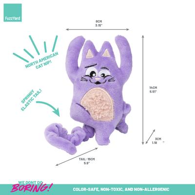 Show full view: FuzzYard Namaste Plush Cat Toy with Catnip slide 3 of 4