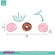 Show in main carousel: FuzzYard Donut Plush Cat Toy with Catnip slide 2 of 3
