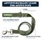 Show in main carousel: Puppington Reflective Padded Dog & Cat Leash, Basil Green, 6-ft long, 1-in wide slide 2 of 8