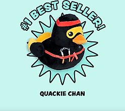 FuzzYard Quackie Chan Squeaky Plush Dog Toy slide 2 of 9