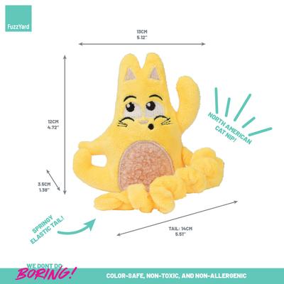 Show full view: FuzzYard Zen Plush Cat Toy with Catnip slide 4 of 5