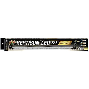 Zoo Med Reptisun LED Reptile Light Fixture with Sunrise & Sunset Timer, 22.5-in
