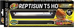 Zoo Med ReptiSun T5 HO Terrarium Hood Reptile Light Fixture with 10.0 Bulb, 14-in