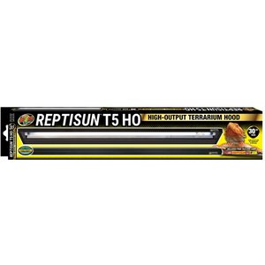 Zoo Med ReptiSun T5 HO Terrarium Hood Reptile Light Fixture with 10.0 Bulb, 30-in