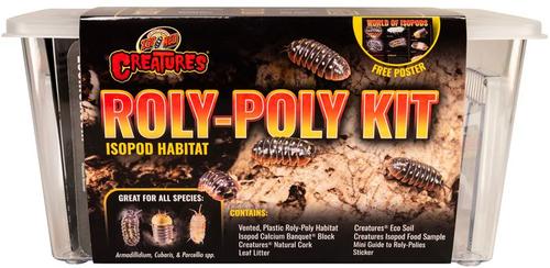 ZOO MED Creatures Roly Poly Kit Isopod Habitat Reptile Starter Kit
