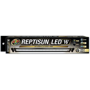 Zoo Med Reptisun LED Reptile Light Fixture with Sunrise & Sunset Timer, 16-in