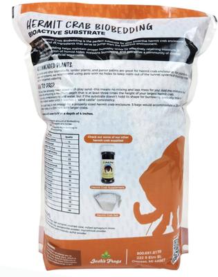 Show full view: Josh's Frogs BioBedding Hermit Crab Bioactive Reptile Substrate, 4-qt bag slide 2 of 8