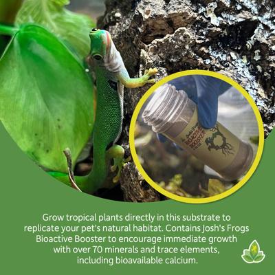 Show full view: Josh's Frogs BioBedding Tropical Bioactive Reptile Substrate, 4-qt bag slide 4 of 8