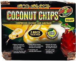 Zoo Med Eco Earth Coconut Chips Reptile Substrate, 1500g, 3 count
