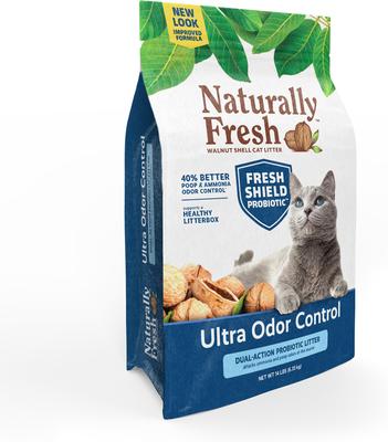 Show full view: Naturally Fresh Multi-Cat Fresh Unscented Clumping Walnut Cat Litter, 14-lb bag slide 5 of 12