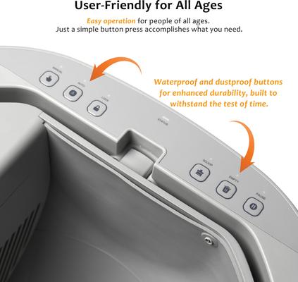 Show full view: DVPETS Open-Top Automatic Self-Cleaning Multi-Cat Litter Box, 21.6-in slide 5 of 8