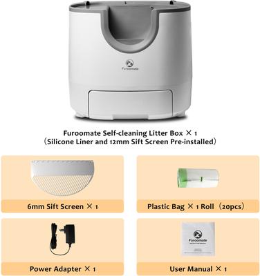 Show full view: DVPETS Open-Top Automatic Self-Cleaning Multi-Cat Litter Box, 21.6-in slide 7 of 8