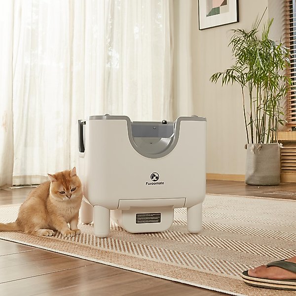 Show full view: DVPETS Open-Top Automatic Self-Cleaning Cat Litter Box, 20.1-in slide 9 of 10