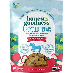 Honest To Goodness Upcycled Horse Treats, Apple, 2-lb bag
