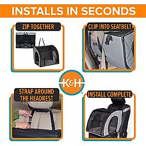 K&H Pet Products Travel Safety Pet Carrier, Medium