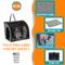 Show in main carousel: K&H Pet Products Travel Safety Pet Carrier, Gray/Black, Large slide 3 of 12