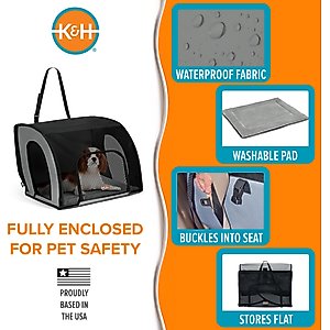 K&H Pet Products Travel Safety Pet Carrier, Medium