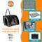 Show in main carousel: K&H Pet Products Travel Safety Pet Carrier, Gray/Black, Medium slide 3 of 12