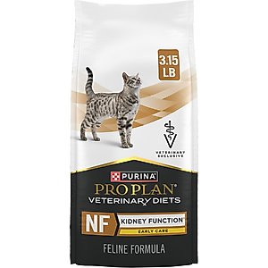 Purina Pro Plan Veterinary Diets NF Kidney Function Early Care Dry Cat Food, 3.15-lb bag