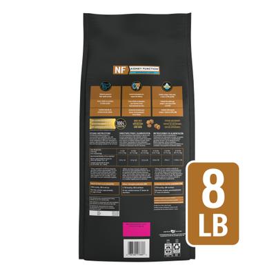 Show full view: Purina Pro Plan Veterinary Diets NF Kidney Function Advanced Care Dry Cat Food, 8-lb bag slide 4 of 12