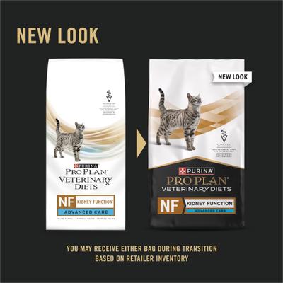 Show full view: Purina Pro Plan Veterinary Diets NF Kidney Function Advanced Care Dry Cat Food, 3.15-lb bag slide 3 of 12