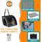 Show in main carousel: K&H Pet Products Travel Safety Pet Carrier, Gray/Black, Small slide 3 of 12