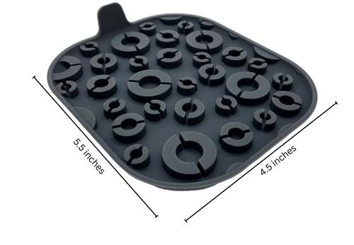 Show full view: Cat Mate Automatic Feeder Cat Lick Mat Slow Feed Insert, Gray slide 8 of 8