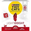 Tidy Cats Lightweight 24/7 Performance Odor Control Scented Clumping Clay Cat Litter, 17-lb box