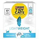 Tidy Cats Lightweight with Glade Scented Clumping Clay Cat Litter, 17-lb box