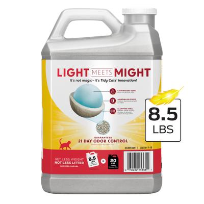 Show full view: Tidy Cats Lightweight 24/7 Performance Odor Control Scented Clumping Clay Cat Litter, 8.5-lb jug, case of 2 slide 4 of 13