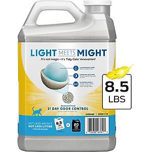 Tidy Cats Lightweight with Glade Scented Clumping Clay Cat Litter, 8.5-lb jug, case of 2