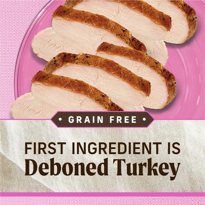 Show full view: Merrick Lil' Plates Premium Grain-Free Small Breed Wet Dog Food Tiny Thanksgiving Day Dinner, 3.5-oz tub, case of 12 slide 5 of 12