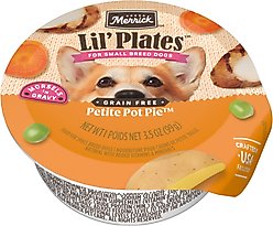 Merrick Lil' Plates Grain & Gluten -Free Small Breed Wet Dog Food Petite Pot Pie Recipe, 3.5-oz tub, case of 12