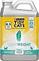 Tidy Cats Lightweight Free & Clean Unscented Clumping Clay Cat Litter, 8.5-lb jug, case of 2